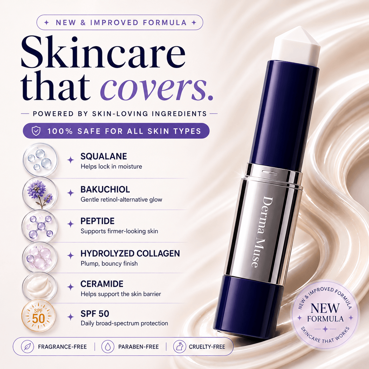 Derma Muse™ - Korean Color Changing Foundation