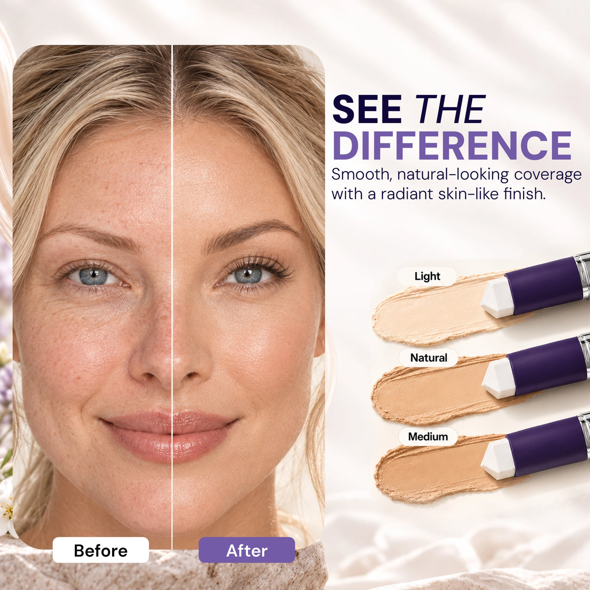 Derma Muse™ Korean Color Changing Foundation