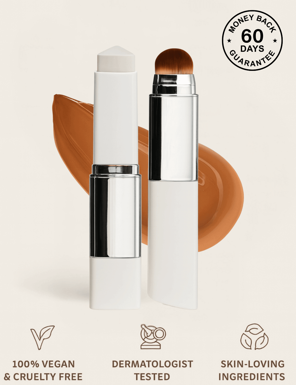 Derma Muse™ Korean Color-Changing Foundation Roll-On