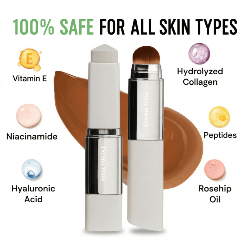 Derma Muse™ Korean Color-Changing Foundation Stick